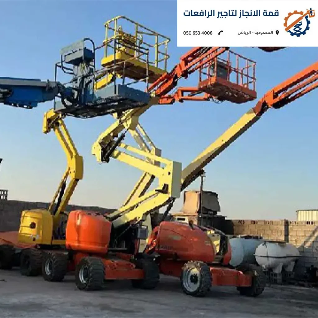 مان لفت مفصلي يصانع أعمدة الإنارة بالرياض