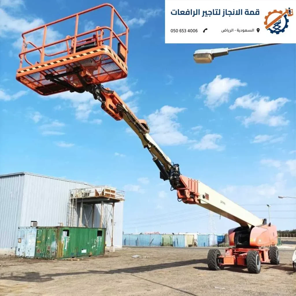 رافعة مان لفت تلسكوبية ممتدة للعمل في المواقع الإنشائية - قمة الإنجاز.