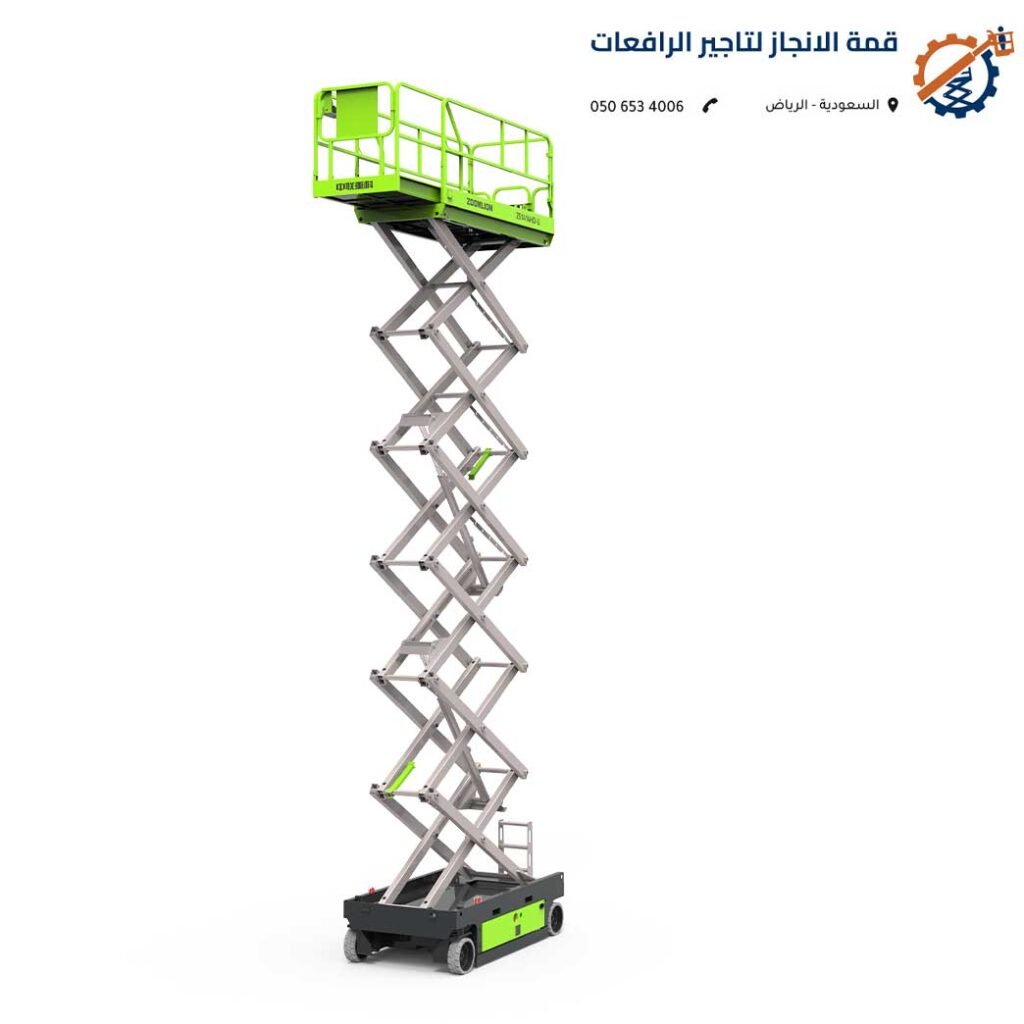 سيزر لفت كهرباء Zoomlion شاهق الارتفاع للإيجار.